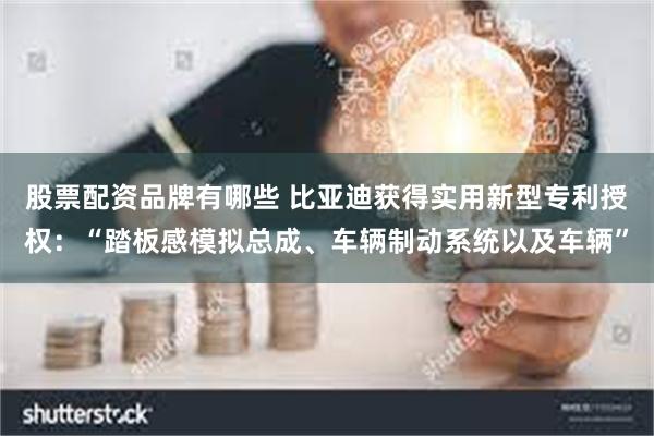 股票配资品牌有哪些 比亚迪获得实用新型专利授权：“踏板感模拟总成、车辆制动系统以及车辆”